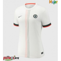 Camiseta Chelsea Liam Delap #9 Visitante Equipación para mujer 2025-26 manga corta